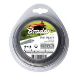 Trimmera vads RIPPER DUAL, BRADAS, ZRK2415, kvadrāts 2,4mm x 15m