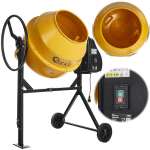 Geko Betoonisegaja G80213, 120L, 550W, 30p/min, 230V, 42kg, 385mm, tugev konstruktsioon, lihtne liikumine