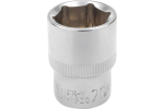 Kuuskantpesa 20 mm, JCB, JCB-54520, 1/2" DR, CrV materjal
