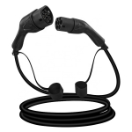 EV Charge Premium EU CE universaalne laadimiskaabel 11 kW, 16A, Type 2 &ndash; Type 2, 7.5 m, must