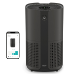 Nutikas Wi-Fi &otilde;hupuhasti &bdquo;Bright 2&rdquo; puldiga, kolmekordne filtreerimine HEPA H13 + aktiivs&uuml;si 4-22 W kuni ~42 m&sup2; Must DXPU08 DUUX