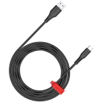 Kaabel USB A kuni USB C &uuml;hendusega 18 W v&otilde;imsuse ja 1.2 m pikkusega AC18SC A-C 18W 1.2 m Must CNS-AC18SC12B CANYON
