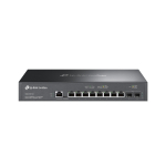 Omada 8-portine 2.5G L2+ hallatav l&uuml;liti, TP-Link, SG3210X-M2, 8&times;2.5 Gbps, 2&times;10G SFP+, 1&times;RJ45 konsoolipord