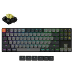 Keychron klaviatuur K1X-B4, 80% TKL, RGB LED valgustus, Bluetooth 5.2, USB Type-C, 87 nuppu, mehaaniline l&uuml;liti