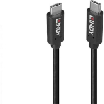 Lindy USB 3.2 Type C kaabel 36975 0.5m, 20Gbps, 100W PD, GRS, USB 3.2 Type C isane isase