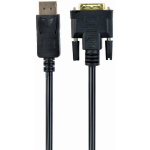 Gembird DisplayPort DVI adapter CC-DPM-DVIM-3M, pikkus 3 m, &uuml;hendus 1: DisplayPort, &uuml;hendus 2: DVI