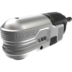 Dewalt DTLRA-QZ 1/4'' LED valgustatud nurgaotsik, 1.5'' pea k&otilde;rgus, 3 tunni t&ouml;&ouml;aeg, sepistatud hammasrattad
