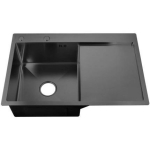 Ab Valamu NT AB 9134559, 780x510x200mm, grafiit, vasak, 110mm, &uuml;leujutus, sifoon