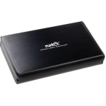Natec V&auml;line HDD korpus NKZ-0448, 1 x USB 3.0, SATA, 3,5'' (LFF), Alumiinium, Must