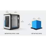 Gembird 3D Printer Flashforge Adventurer3 FF-3DP-1NA3-01, 150x150x150mm, 1,75mm, 100mm/min, FDM, ABS, plastmass