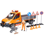 Bruder Mercedes-Benz Sprinter Omavalitsusauto BR-02677, 1:16, LR44 aku, 18cm, 18.8cm, 40.8cm, teet&ouml;&ouml;taja figuur
