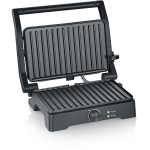 Severin Kontaktgrill KG 2391, 1800W, 230&deg;C, 2 positsiooni, 280x170mm, mitte kleepuv pind, reguleeritav termostaat