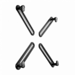Sbox NON-VESA adapter, 13"-27" / 33cm-69cm, 8kg, must, pulberkatte, teras, plastmass