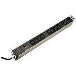 Digitus Pikendus DN-95404, 10 pesa, 2m, AC 250V, 10A, v&auml;line, 19"