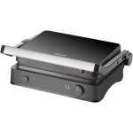 Severin KG 2398 kontaktgrill, 1800 W, 30x22 cm, 5 programmi, kuni 230&deg;C, eemaldatavad plaadid, must