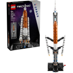 LEGO Technic 42221 NASA Artemis Space Launch System rakett, 632 detaili, 70cm, 9+, 4 astronauti nanofiguuri