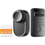 SwitchBot Lock Ultra 3-in-1 W5600005, Bluetooth, Matter, Wi-Fi, 3D n&auml;otuvastus, 17 juurdep&auml;&auml;sumeetodit, kuni 12 kuud t&ouml;&ouml;aeg