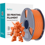 Sunlu PLA+ 2.0 SO, 1,75mm, &plusmn;0,02mm, 300mm/s, 1,21g/cm&sup3;, 7,8g/10min, 2740MPa, 53,4MPa, 81,8MPa, 20,3%, 164&deg;C, 54&deg;C, 19,8kJ/m&sup2;, 53