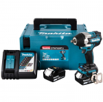Akumutrikeeraja 18V, 2x5,0Ah Li-ion, 700/1000 Nm, 1/2", LED DTW700RTJ MAKITA