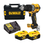 Akul&ouml;&ouml;ktrell 18V (2x5.0Ah) DCD805P2T-QW DEWALT