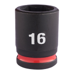 SHOCKWAVE&trade; IMPACT DUTY TRIECIENIZTURĪGAS UZGRIEŽŅU MUCIŅAS, 16 MM 3/8" IMPACT SOCKET STD - 1 PC, 4932480273 MILWAUKEE