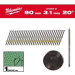 IETVARA NAGLAS, 20&deg;, APAĻGALVAS, 20&deg; ROUND HEAD 90 MM / RS / B / SC1 - 1.750 PC, 4932492590 MILWAUKEE