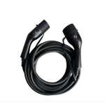 EV Charge Premium ES CE universaalne laadimiskaabel 22 kW, 32A, Type 2 &ndash; Type 2, 5 m, must