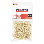 &Otilde;mblusaugud &Oslash; 4.5mm messing 100 tk KREATOR KRTH62502