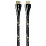 Gembird HDMI-HDMI kaabel 2M 8K, CCBP-HDMI8K-2M, 2m, 48Gbit/s, kuldne pistikud, nailon, 60Hz, Ethernet kanal