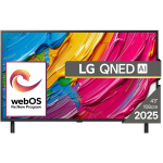 LG teler 75QNED80A3A, 75", 3840 x 2160, 4K Ultra HD, QNED, lame, Edge-LED, Smart TV, DVB-C, DVB-S, DVB-S2, DVB-T, DVB-T2, Wi-Fi