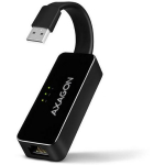 Axagon V&otilde;rgusideadapter ADE-XR 10/100Mbit, USB 2.0, Ethernet, 1 RJ-45 port, Realtek RTL8152, must