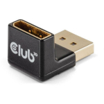 Club3D adapter CAC-1008, DisplayPort 1.4 M/F, 90 kraadi nurga all, 4K 120Hz, 2 porti