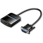 Vention muundur ACNBB HDMI-st VGA-ks, 1 VGA, 1 HDMI, 1080P@60Hz, must