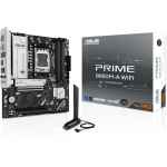 Asus Emaplaat PRIME B850M-A WIFI, AMD pesa AM5, DDR5, 256 GB, 4 DIMM, 2.5 GbE, Wi-Fi 6E, 7.1 heli, RAID 0/1/5/10