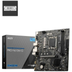 Msi Emaplaat PROH610M-GDDR5, LGA 1700, DDR5 5600 MHz, 2 DIMM, 4 SATA III, 1 M.2, 1 HDMI, 1 DisplayPort, 7.1 heli