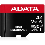 Adata m&auml;lukaart microSDXC AUSDX64GUI3V30SHA2-RA1 64GB, lugemise kiirus 100MB/s, kirjutamise kiirus 80MB/s, UHS-I, V30, veekindel