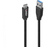 Lindy USB 3.2 Type A kuni C kaabel 36972 1.5m, 10Gbps, GRS, 1x USB 3.2 Type A Male, 1x USB 3.2 Type C Male