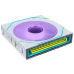 Lian Li Arvutikorpuse ventilaator 14RSLIN1W1W.00, 140mm, 1700RPM, 3.12mmH2O, FDB, 62 RGB LED, valge