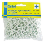 Mega Plaatide vahed 5613622, 2,5mm, 200tk, plastmass, korduvkasutatavad