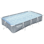 Bestway Bassein Raam STEEL PRO 7347430, 366 cm x 201 cm x 66 cm, 4000 l, TriTech materjal, korrosioonikaitse