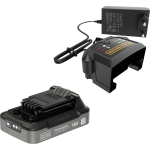 Stanley T&ouml;&ouml;riista aku ja laadija BDL2018S1B-QW, 18 V, 2 Ah, 1 A laadija, LED laadimise oleku indikaator