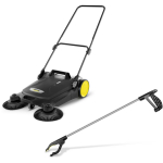 Karcher T&otilde;ukesilumine S 4 Twin Go!Further 1.766-363.0, 680 mm, 2400 m&sup2;/h, 20 l, must, 10.2 kg