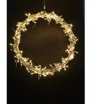 Besk Valgustus p&auml;rg 9104620, 40cm, v&otilde;rku toidetud LED string, 160 sooja valge dioodi, metalltraadi raam, IP44