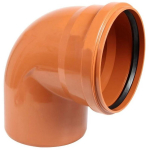 Instalplast V&auml;line Kanalisatsiooni P&ouml;&ouml;rang 8021102, 110mm, 88&deg;, SN8, oranž, PVC