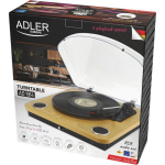 Adler Plaatide m&auml;ngija AD 1914w, 33.3 RPM, 45 RPM, 75 RPM, USB, Bluetooth 5.4, 2x0.8 W k&otilde;larid