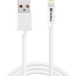 Sandberg USB>Lightning kaabel 340-75, 1m, valge, USB, Apple Lightning