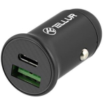 Tellur Auto laadija TLL151251, 60W, 12-24V, 5-12V, 2xUSB, 2x5V/2.4A, l&uuml;hise kaitse