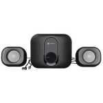 Natec PUG 2.1 NGL-2111, 11W, 3,5mm pistik, USB Type-A, 5W madalsageduslik k&otilde;lar, must v&auml;rv