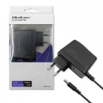 Qoltec 51023 toiteadapter, 24W, 12V, 2A, 5.5x2.5mm, siseruum, must, kaitse