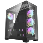 Darkflash DS900 Black + fans, Mid Tower korpus, 7x120mm ARGB, ATX/M-ATX/ITX, 7 pesa, 170mm CPU, 425mm GPU, 360mm vesijahutus